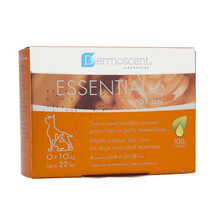 黄金点猫用宠物皮肤病滴剂猫癣猫咪螨虫法国德美丝狗狗泰迪比熊博美皮肤修复滴剂 黄金点犬用0-10kg 整盒