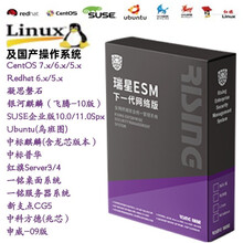 瑞星 企业终端安全管理系统软件 ESM下一代网络版 LINUX企业版杀毒软件 简体中文版 定制LINUX端（要报备，提供系统版本号） 1用户/3年升级（其它情况详询客服有优惠）