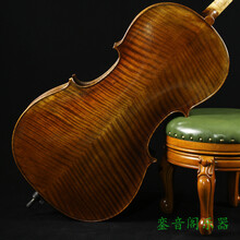 进口大提琴 独奏级大提琴手工实木虎纹儿童初学考试演奏 【1/2】适合身高130cm-144cm