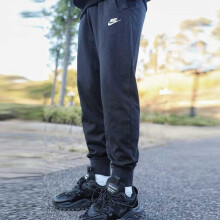 耐克（NIKE）男裤2025春季新款运动裤跑步训练健身裤子宽松卫裤舒适保暖长裤 BV2763-010纯棉薄款 店长主推款 M