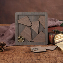 Puzzle解密10级 19块亚克力地狱难度 烧脑异形拼图成人玩具 魔鬼八块(一只魔玩出品)