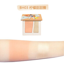 奈玑子NonoNotes甜心奶酪食谱双色腮红高光一体盘 裸妆自然晒红 BH03柠檬甜甜圈
