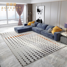 佐弗迪 北欧轻奢风地毯客厅现代简约沙发毯茶几垫别墅高档房间毯卧室床边毯 臻萃04 2米x2.9米适合L型沙发或1.8米宽的床尾