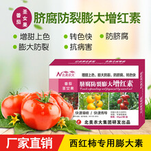 番茄圣女果脐腐防裂膨大增红素叶面肥西红柿专用膨大肥料北美农大 10盒【+5袋叶面肥】