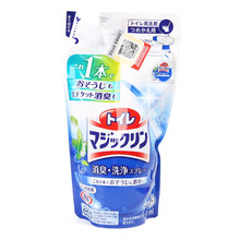 日本原装 花王 （KAO）魔术灵厕所洗手间马桶清洁剂去污剂洁厕灵 薄荷香替换装330ml