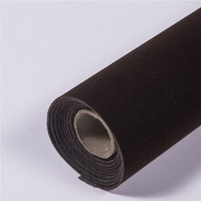 背胶绒布 自粘植绒布 带胶柜台布首饰盒加厚不干胶黑色 绒布布料 深棕色 100厘米*148厘米
