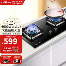 华帝 百得（BEST） 4.6KW全进风大火力 钢化玻璃 台嵌两用 家用煤气灶燃气灶具双灶DZ42B 液化气(20Y)