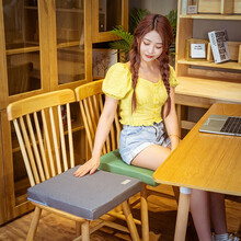 蓓斯曼4D空气纤维坐垫夏季黑科技鸟巢粉丝椅垫防塌陷办公室凳垫汽车久坐透气座垫轮椅垫 灰色4d空气纤维坐垫 40*40*5厘米