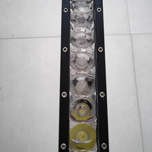 汽车长条灯单排 led射灯12v24v 货车中网强光超亮 越野车顶爆闪雾灯 白光 50珠250瓦135厘米  单灯