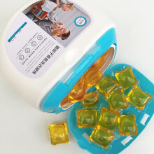 猫胡子网红洗衣凝珠除菌除螨花香型香水味持久留香浓缩洗衣服液球家庭装装 15g*60颗巴黎香水