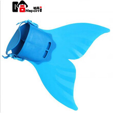 哈珀芮品牌美人鱼泳衣儿童女孩中大童欧美比基尼三件套温泉游泳衣泳装沙滩 脚蹼 100