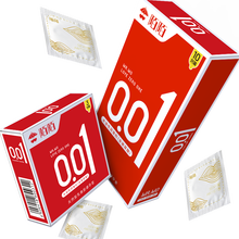 陌陌 男用避孕套 超薄安全套 001 10片装 男用 计生 成人用品 momo 【私密发货】001超薄组合13只