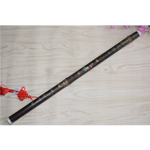 紫竹竹笛乐器初学精制横笛 G调F调学生成人练习笛子 紫竹横笛F调+教材书+