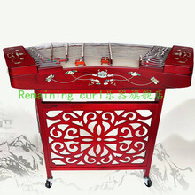 402扬琴乐器 红花梨木扬琴 初学 入门 五码十音 演奏杨琴厂家 仿红木贴雕402