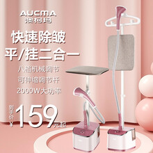 澳柯玛（AUCMA）挂烫机家用熨斗蒸汽挂烫机立式手持单杆熨烫机电熨斗 单杆机械带熨烫板实用款