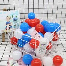 稚气熊咔琪乐海洋球婴儿可以咬的海洋球网红环保加厚室内游乐场波波球 100个7厘米英伦风加厚球