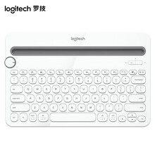 罗技（Logitech）K480 多设备蓝牙键盘 安卓苹果手机电脑平板IPAD键盘 时尚超薄键盘 白色