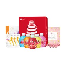 颜如玉轻慕代餐奶昔 膳食纤维胶原蛋白饱腹营养球食品走油植物饮 月套餐（摇摇瓶3盒+走油饮3盒+营养球6盒）