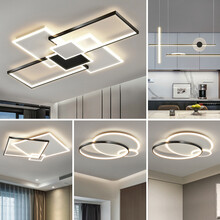 VVS美学灯 客厅灯2021年新款现代简约吸顶灯超薄大气主卧室组合全屋套餐北欧灯具 三室两厅无极调光【包安装 到手价2888】