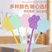 【苍蝇拍】拍不烂苍蝇拍家用加厚加长柄手动大号打蚊子灭蚊虫拍 熊掌苍蝇拍【5个装】