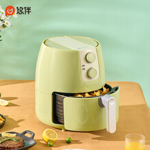 悠伴（UPANY）空气炸锅家用智能4.5L大容量 准确定时无油烟煎炸锅 牛油果色