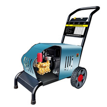 易马YIMA商用清洗机工业商用洗车机220v380v超高压全自动刷车泵水枪免擦拭剥树皮打根雕喷砂除锈  2.4千瓦220伏120公斤压力【20米钢丝管】