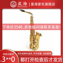 【工厂旗舰店】星海 中音萨克斯 降E调萨克斯乐器 初学者演奏成人儿童 学生考级专业款 XAS-120/Eb调中音萨克斯【加谱架选项】