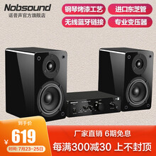 诺普声（Nobsound）PM18蓝牙发烧音响hifi套装迷你组合音箱高保真 常规款音箱黑