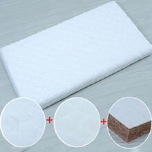 迪士尼（Disney）婴儿床垫天然椰棕新生儿童乳胶床垫四季通用幼儿园宝宝小床垫定做 经典四季款(针织布面+3D网) 厚度5CM 80*45(床内径)