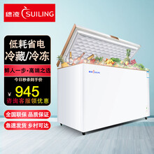 穗凌（SUILING）家用节能冰箱 单温冷藏冷冻转换柜小型变温冰柜 迷你冷柜 商用卧式保鲜速冻柜 BD-155K