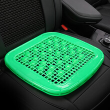 夏季坐垫双层竹片塑料按摩汽车座垫货客车面包车叉车塑胶凉垫 按摩珠方垫