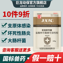 巨龙动保 林可康 10%盐酸林可霉素可溶性粉 产后消炎呼吸道兽药猪药鸡药100克 【禽专用】林可康100g