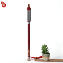 檀木巴乌胶木竖吹横吹小学生初学G调F调降B调C调成人专业演奏乐器 竖吹巴乌(仿红木款F调+盒+书)