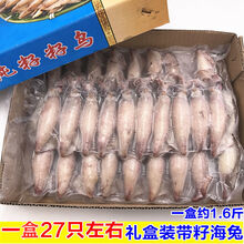 顺丰直达 兔子新鲜满籽海鲜水产笔管鱼鲜活籽乌满籽墨鱼仔 海兔鲜活 1盒实惠装