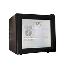 优聪学校幼儿园食品留样柜展示柜小型保鲜冷藏箱酒店客房冰箱带单双锁单冷保鲜 优聪20L黑色无锁3层