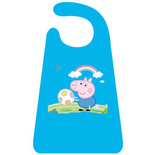 成人围嘴吃饭用口水巾火锅店客用围兜防水防油烧烤串串餐厅用围裙 彩虹乔治