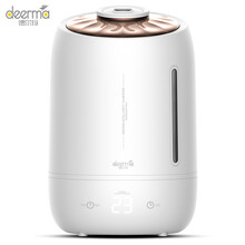 德尔玛（Deerma） 加湿器家用 5L大容量水箱 定时触控大雾量 小米白F600