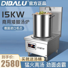 【优选品质】商用电磁炉15KW双头大功率平面低汤灶食堂厨房设备矮脚煲汤炉迪巴鲁 单头汤炉220V【8kw】