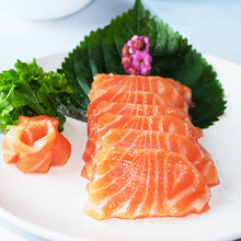 棠鲜生  三文鱼中段 刺身辅食 新鲜即食鱼腩 250g