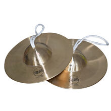 杉贝 SHANBEI 大中小京镲金钹水镲铪子151720小铜擦成人腰鼓钗铙钹抖音同款 海鸥响铜22CM特大京镲一副