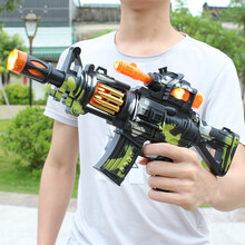 迪士尼（DISNEY） 儿童电动玩具枪带声光音乐宝宝小男孩子发光发声男童冲锋5-8-10-12岁玩具 中号迷彩+大号迷彩 带充电器+5号充电电池