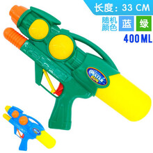 迪士尼（Disney）夏季水儿童水枪玩具大容量吸水沙滩夏日小玩具枪泼水节生日礼物抖音网红同 蓝色绿色颜色随机高压水枪