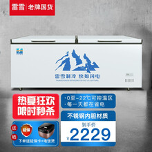 雷雪(Thunsnow) 商用冰柜家用 卧式冰柜商用大容量 展示柜冷藏冷冻柜 大冰柜单双温 1188单温(不锈钢内胆款) 送货上门