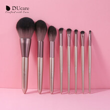 黛蔻（DUcar） 化妆刷套装 眼影刷 散粉刷化妆工具套刷子化妆粉底唇眉刷套刷鼻影刷高光刷12支装 小葡萄8支套装
