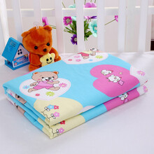 隔尿垫婴儿夏季防水透气可洗大号水洗月经期姨妈床垫大夏天 蓝小熊 50x70cm