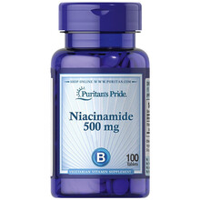 【美国进口】普丽普莱口服烟酰胺 500mg*100片维生素B3