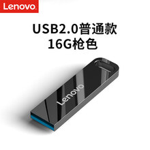 联想（Lenovo）U盘16G USB2.0速芯SX1系列U盘闪存U盘枪色