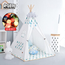 小斑鸠(little dove)儿童帐篷室内游戏屋/ins公主房城堡/印第安风格玩具屋 静谧森林(含棉垫)