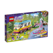 乐高(LEGO)积木 好朋友系列FRIENDS 41681 森林野营车和帆船 7岁+ 儿童玩具 小颗粒 女孩生日礼物