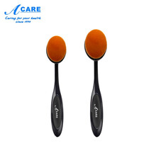 阿嚓热 牙刷型粉底刷bb霜刷不吃粉腮红刷洗脸刷子软毛初学者便携化妆刷子 中号+大号共2个 人造纤维